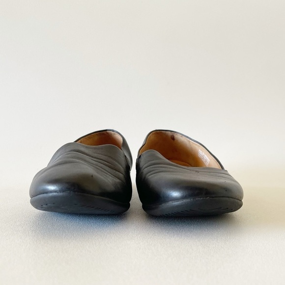 Dansko Flats Shoes Larisa Milled Leather Casual Classic Minimalist Black Chic 12 - Picture 6 of 16